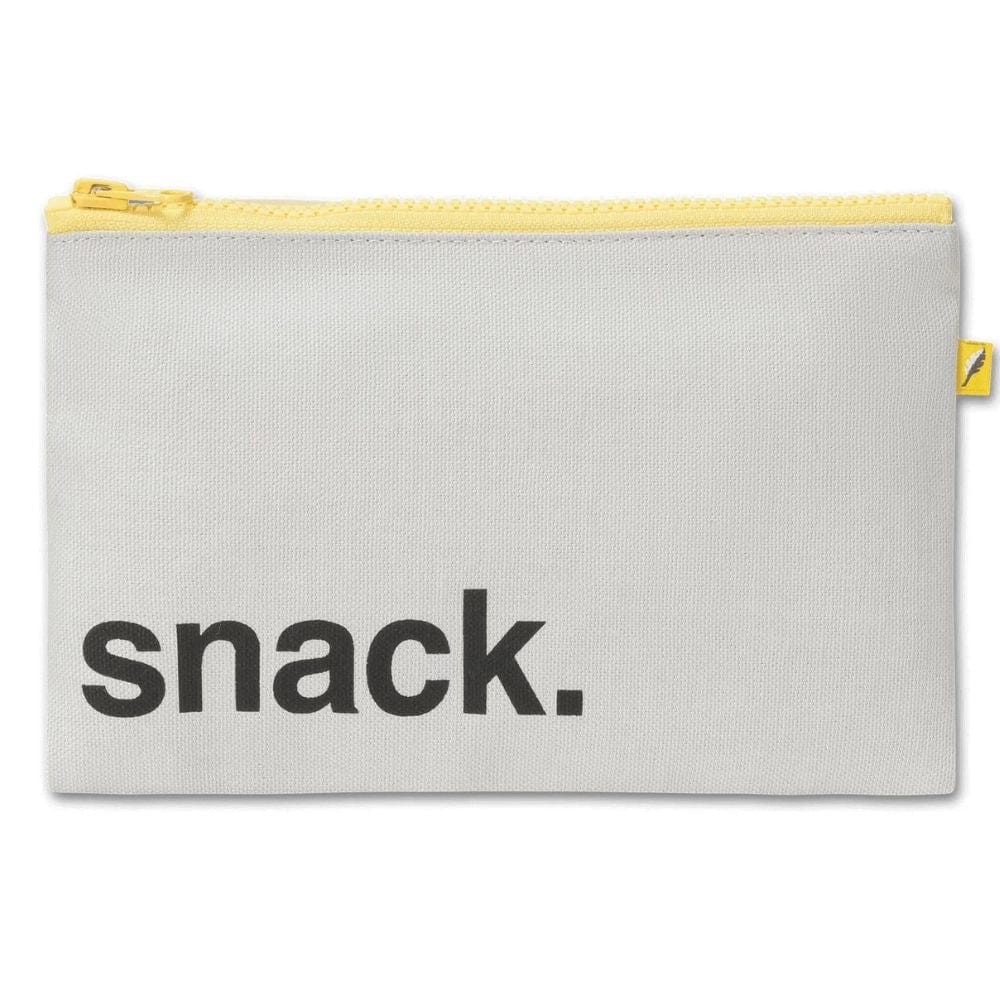 Fluf Zip Snack Bag - Snack Size Black Snack