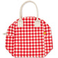 Fluf Zipper Lunch Bag - Red Gingham