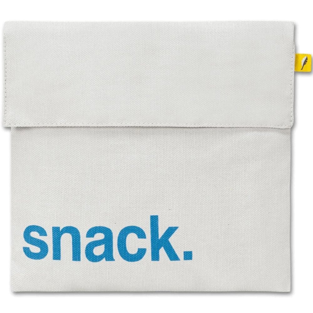 Flus Flip Snack Bag - Sandwich Size Snack Blue