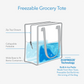 Packit Freezable Grocery Tote Bag - Fresh Stripe