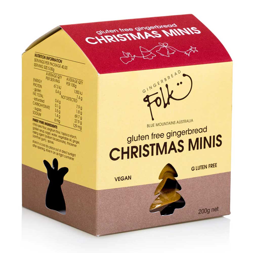 Gingerbread Folk Gluten Free Christmas Minis 200g