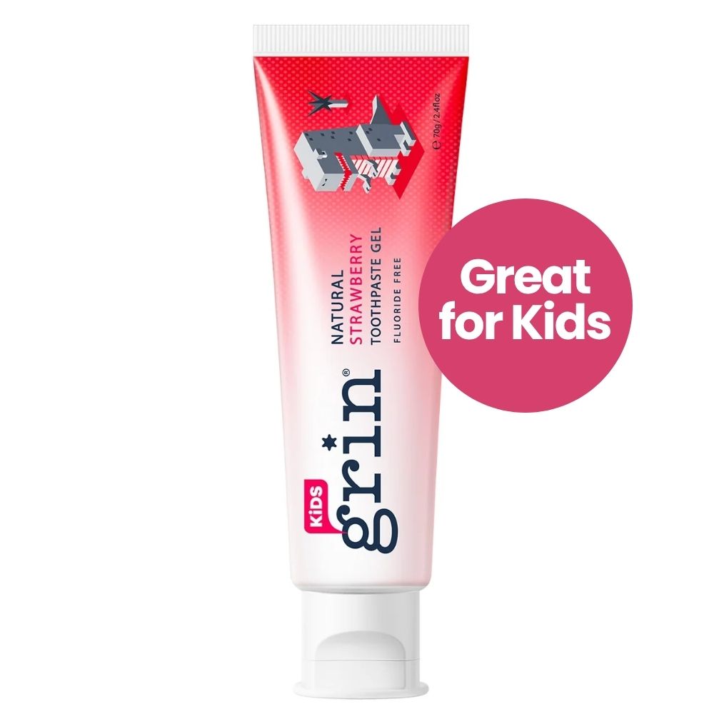 Grin Natural Kids Toothpaste 70g - Strawberry