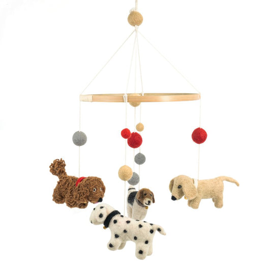 Felt Hanging Mobile - Dogs