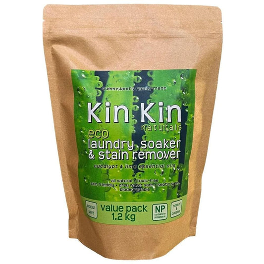 Kin Kin Naturals Eco Soaker & Stain Remover Eucalypt & Lime 2.5kg Pouch