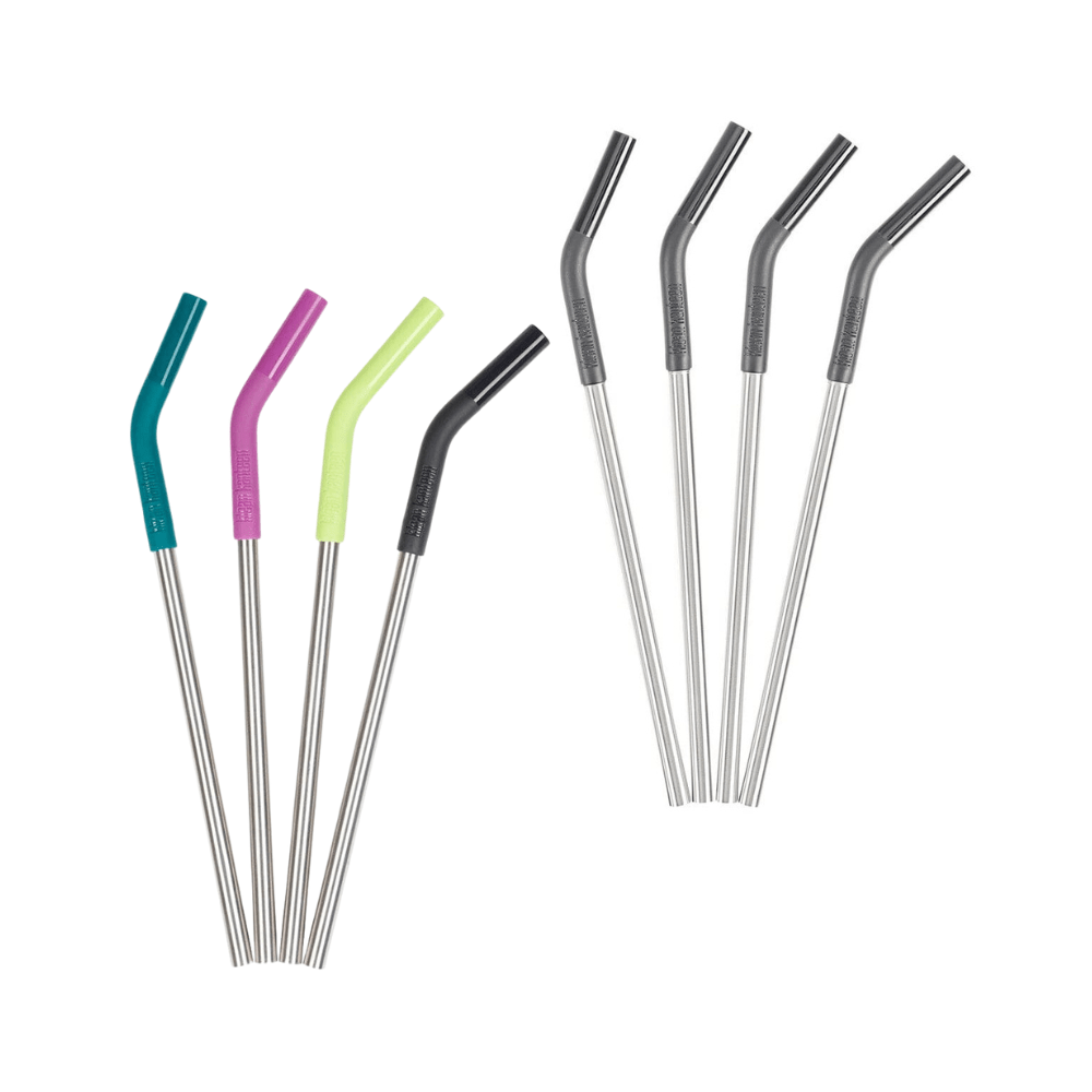 Klean Kanteen Steel & Silicone Straws (4pk)