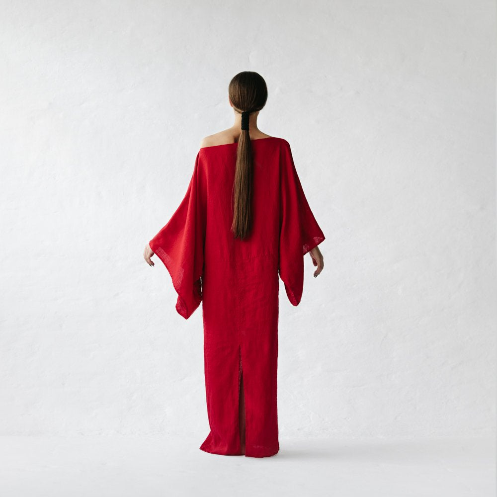 Seaside Tones Kiko Dress - Red Seaside Tones Kiko Dress - Red