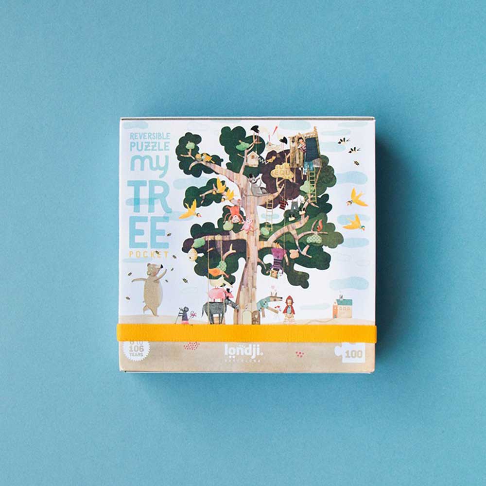 Londji 100 Piece Reversible Pocket Puzzle - My Tree