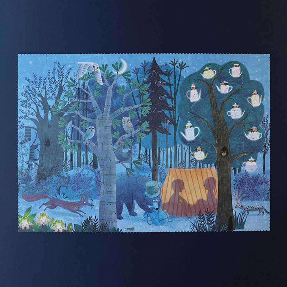 Londji 54 Piece Reversible Puzzle - Day & Night In The Forest