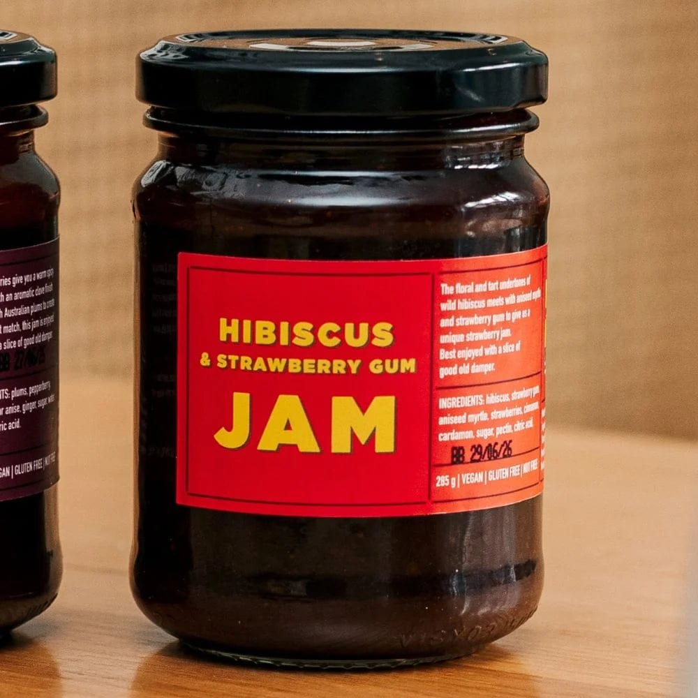 Mabu Mabu Indigenous Jam Hibiscus & Strawberry Gum  285g