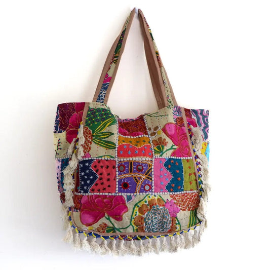 Mandala Cotton Patchwork Bag