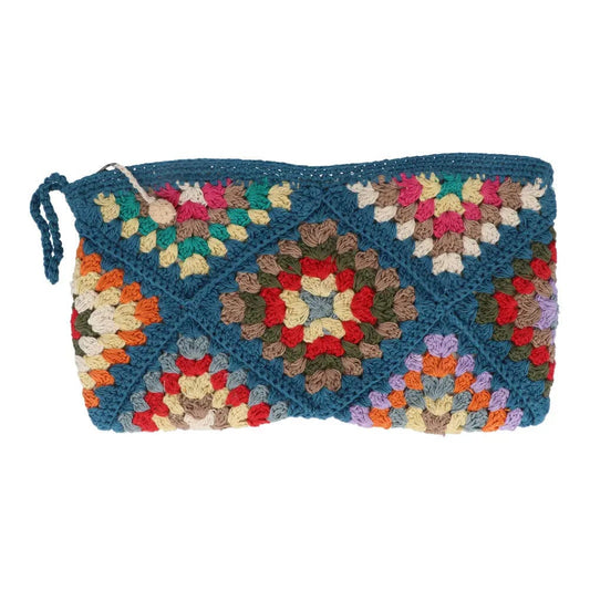 Mandala Hand Crochet Large Purse 19cm x 34cm