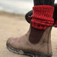 Mongrel Socks Pure Merino Wool Socks - Orange Red