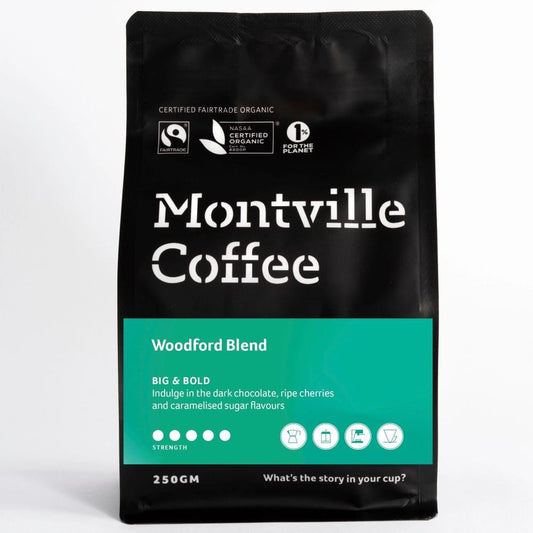 Montville Woodford Coffee Blend Fairtrade 250g