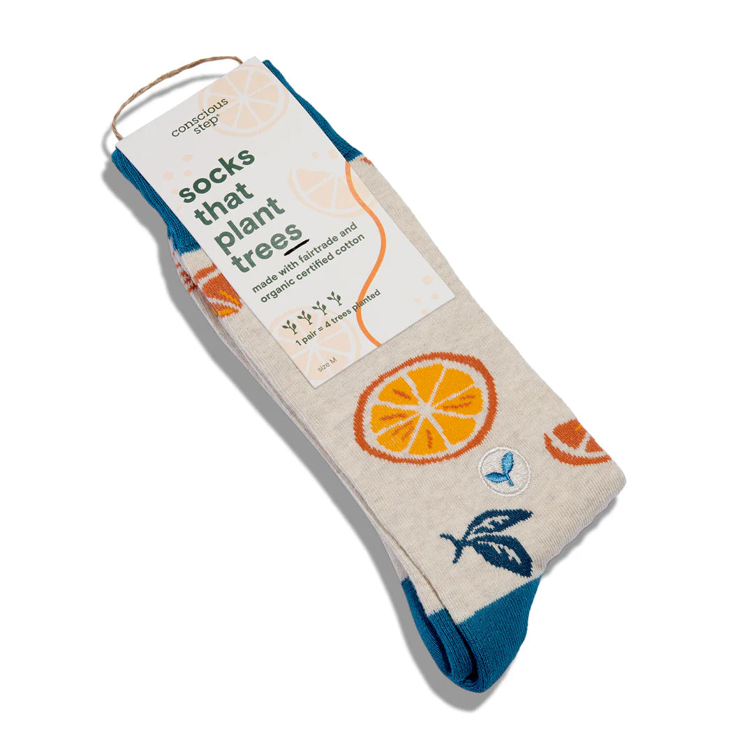 Conscious Step Socks that Plant Trees - Oranges