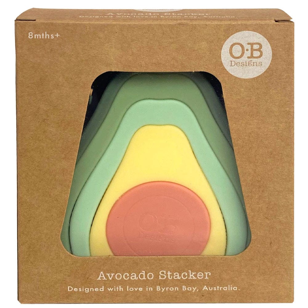 OB Designs Silicone Avocado Stacker