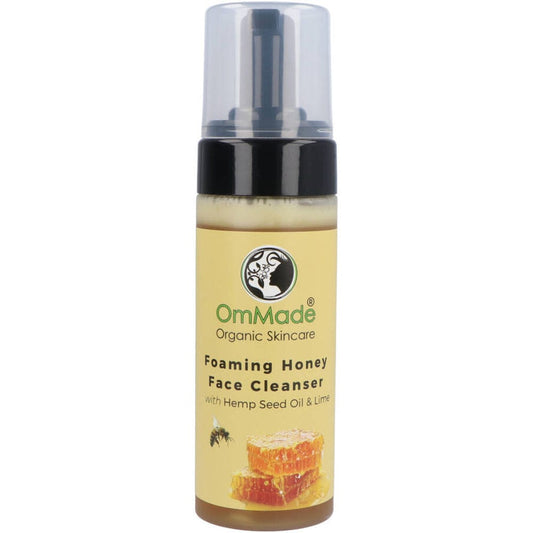 OmMade Skincare Foaming Honey & Hemp Cleanser 150ml
