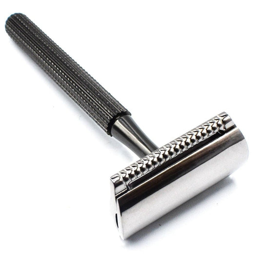 Parker 78R 3 Piece Safety Razor + Blades - Graphite