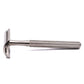 Parker 78R 3 Piece Safety Razor + Blades - Satin Silver