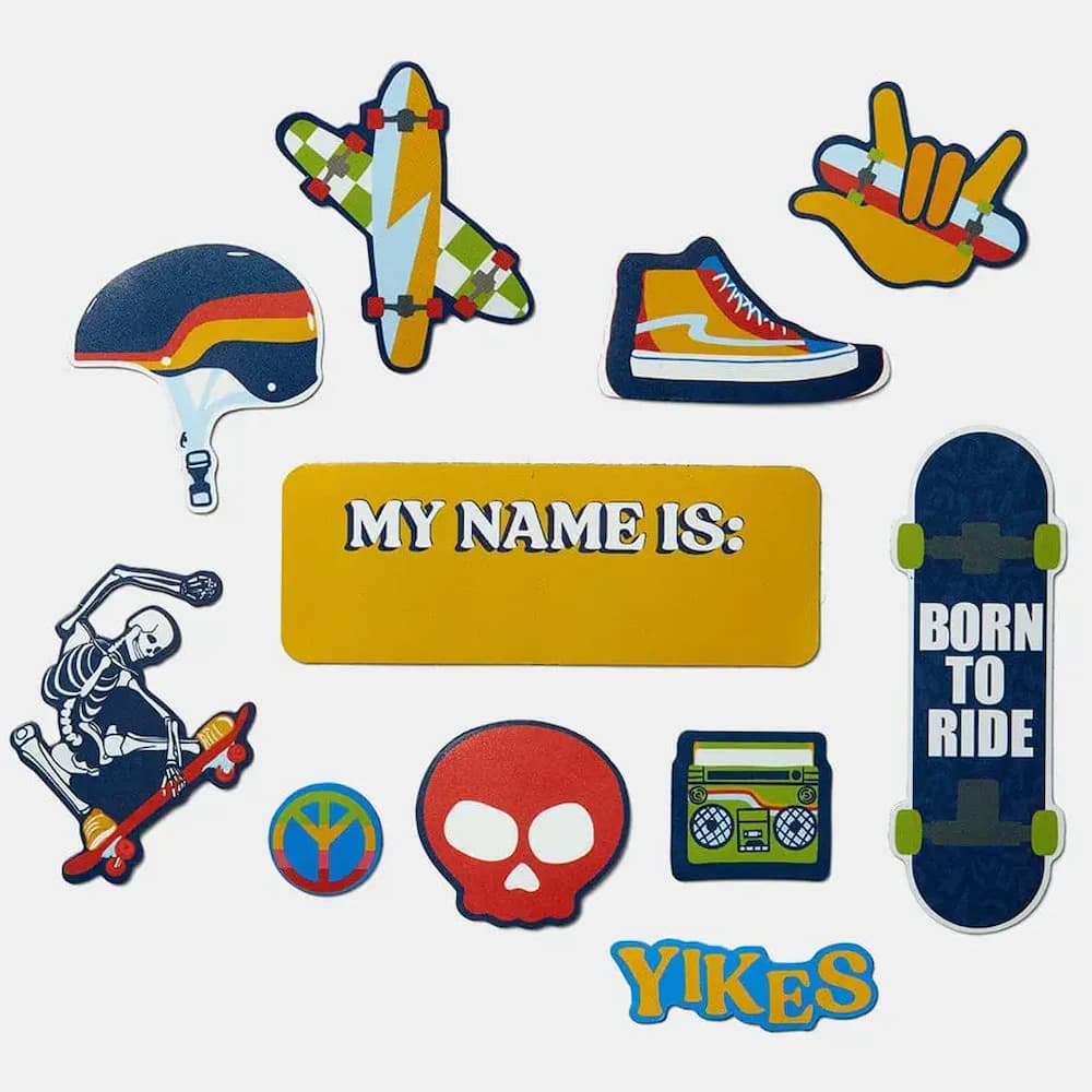 Planetbox Launch Magnet Sets Mix & Match - Skeleton Skate