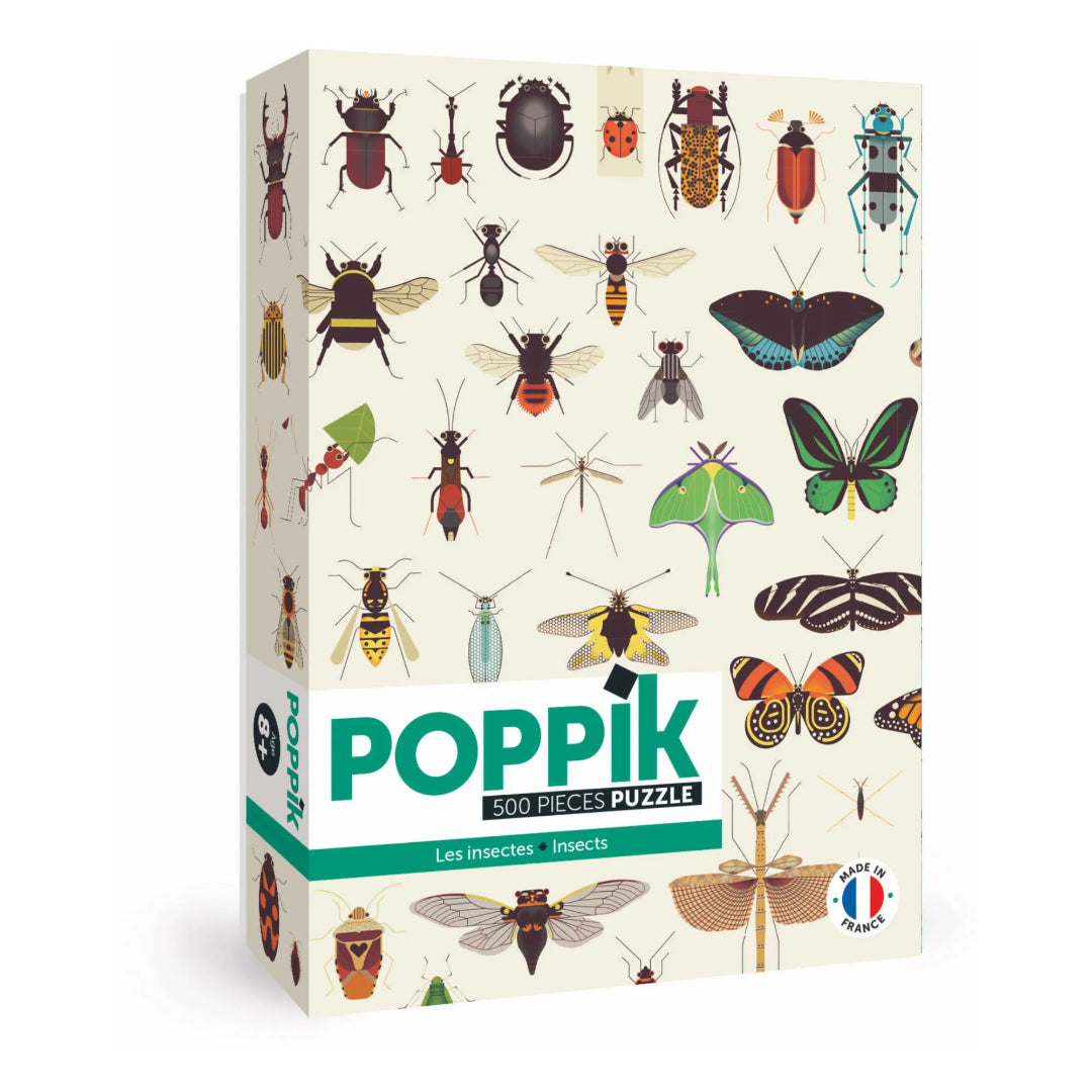 Poppik Discovery Jigsaw Puzzle 500 Piece - Insects