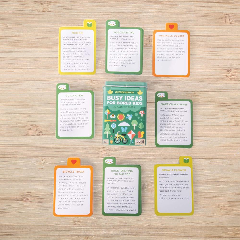 Buy Petit Collage Busy Ideas For Bored Kids: Outdoor Edition Green