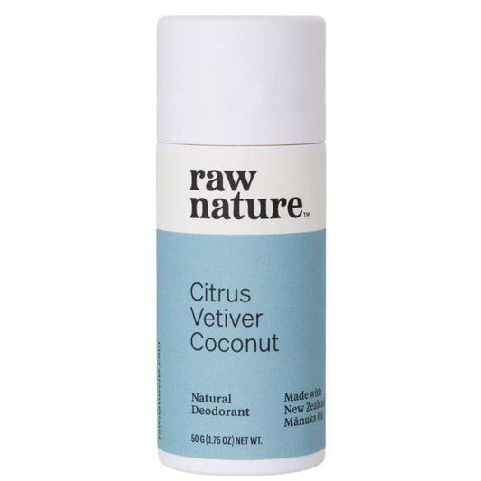 Raw Nature Deodorant 50g - Citrus, Vetiver & Coconut
