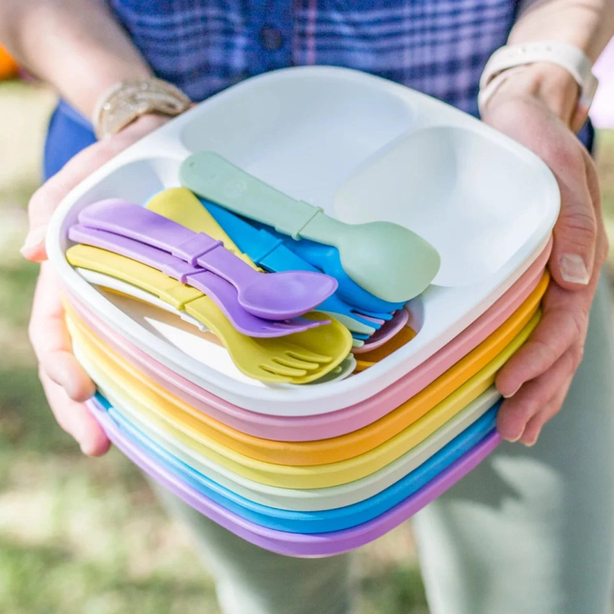 Re-Play Divided Plate Single