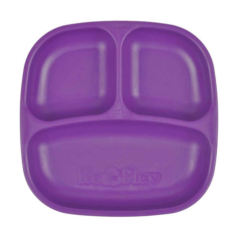 Re-Play Divided Plate Single Amethyst