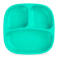 Re-Play Divided Plate Single Aqua