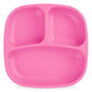 Re-Play Divided Plate Single Bright Pink