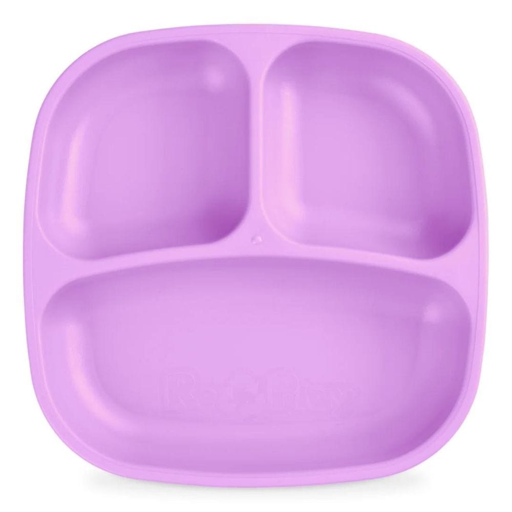 Re-Play Divided Plate Single Purple