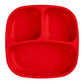 Re-Play Divided Plate Single Red