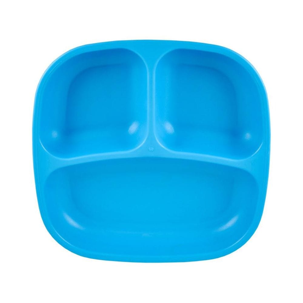 Re-Play Divided Plate Single Sky Blue
