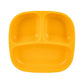 Re-Play Divided Plate Single Sunny Yellow