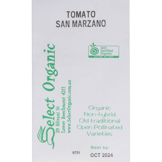 Select Organic Seeds - Tomato San Marzano