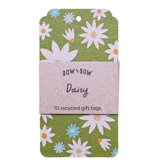 Sow 'n Sow Daisy Gift Tag 10pk