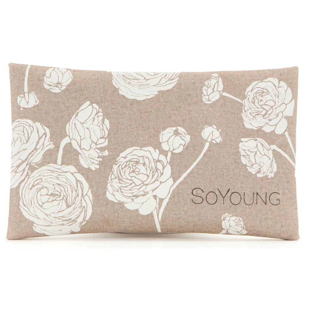 SoYoung No-Sweat Ice Pack for Lunch Boxes White Peonies