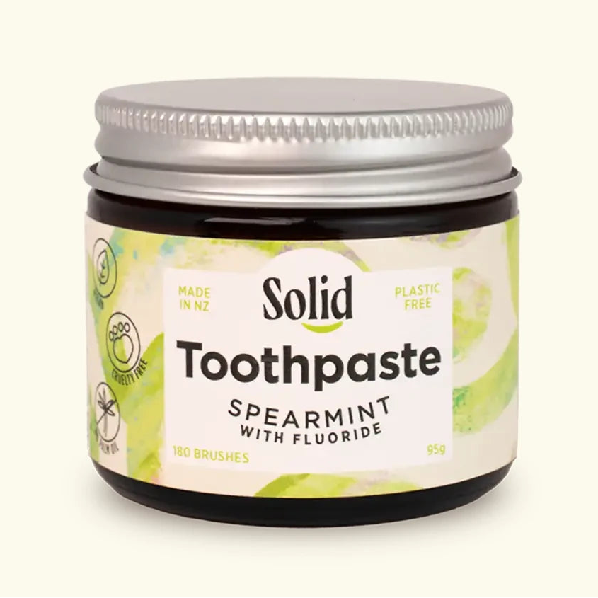 Solid Toothpaste with Fluoride 95g - Spearmint
