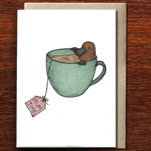 The Nonsense Maker Platypus  Card - Mum Time