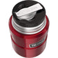 Thermos King Stainless Steel Insulated Food Jar (w/ folding spoon) 470ml