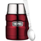 Thermos King Stainless Steel Insulated Food Jar (w/ folding spoon) 470ml Red