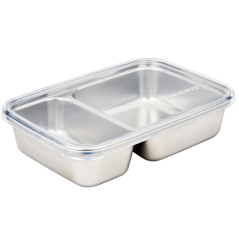 U Konserve Stainless Steel Rectangle Container Silicone Lid 25oz