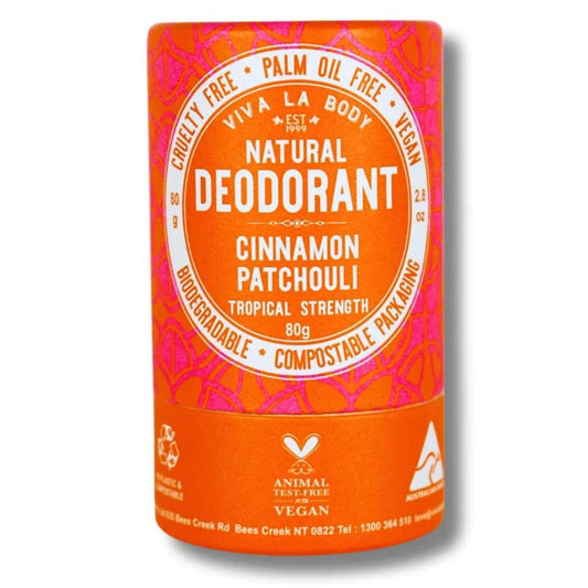 Viva La Body Natural Deodorant 80g - Cinnamon Patchouli