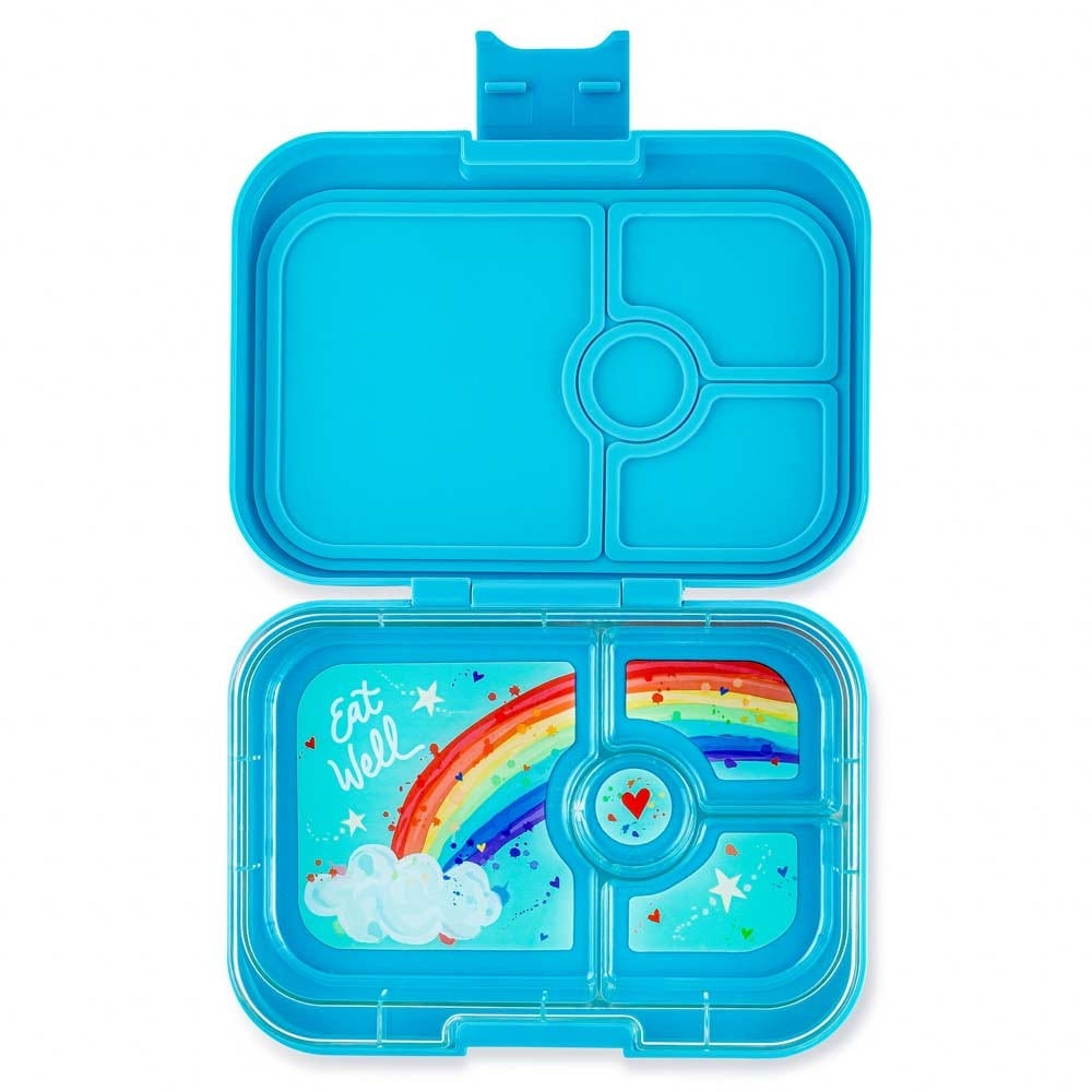 Yumbox Panino Lunch Box 4 Compartment Eighties Aqua