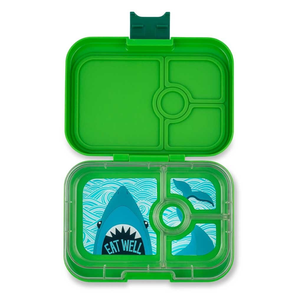 Yumbox Panino Lunch Box 4 Compartment Bamboo Green