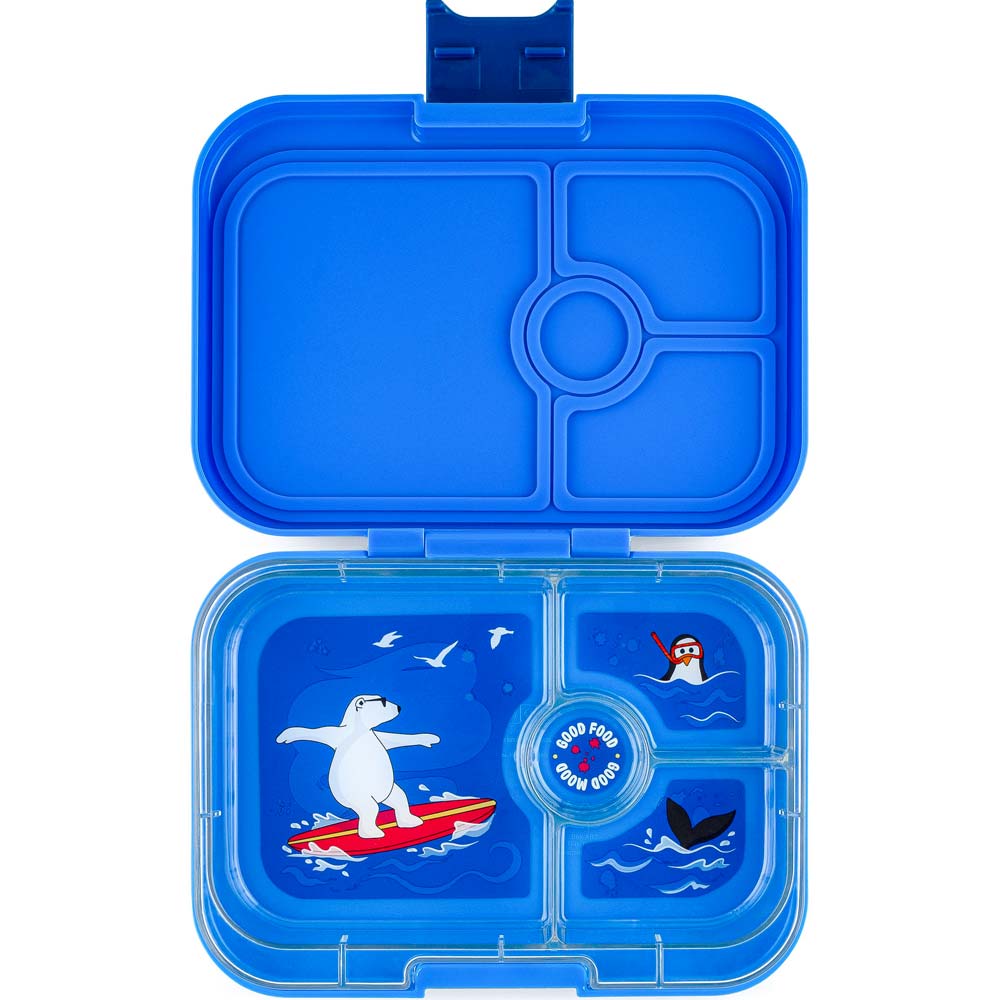 Yumbox Panino Lunch Box 4 Compartment Surf Blue