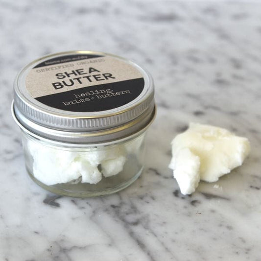 Biome Naked Bar 100% Pure Shea Butter Certified Organic in Glass Jar 50g