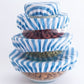 4MyEarth Food Cover Set - Denim Stripe