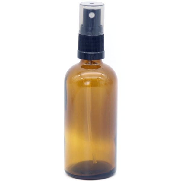 Amber Glass Bottle with Atomiser - 100ml