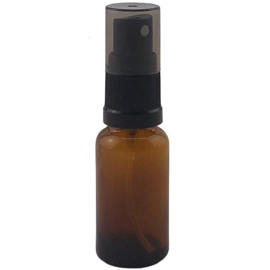 Amber Glass Bottle with Atomiser 20ml